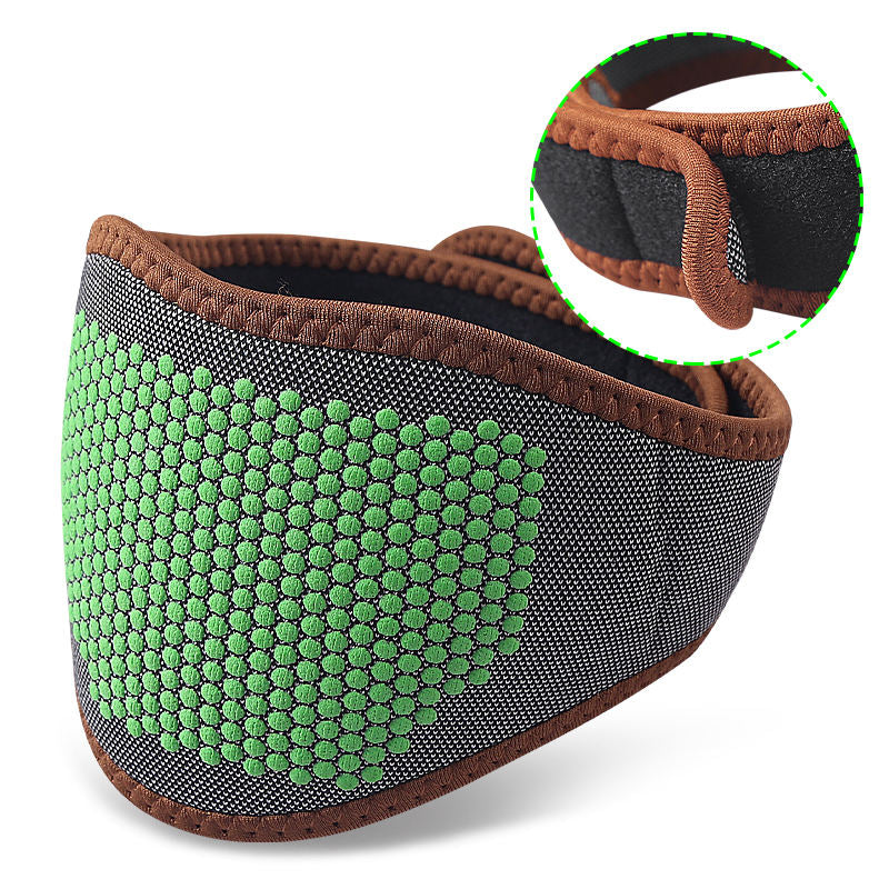 Qiai Heating Neck & Waist Support - Warm Therapy Belt with Moxa